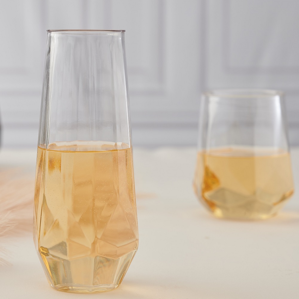 Elise Drinkware- Stemless Champagne (set of 4)  12819
